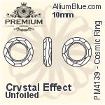PREMIUM Cosmic Ring Fancy Stone (PM4139) 14mm - Crystal Effect Unfoiled