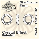PREMIUM Cosmic Ring Fancy Stone (PM4139) 10mm - Crystal Effect Unfoiled