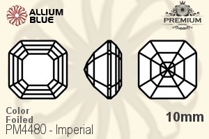 PREMIUM Imperial Fancy Stone (PM4480) 10mm - Color With Foiling