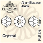 PREMIUM Bicone Bead (PM5328) 4mm - Color Effect