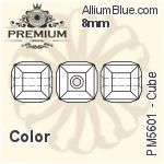 PREMIUM Cube Bead (PM5601) 8mm - Color Mix