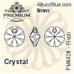 PREMIUM Rivoli Pendant (PM6428) 8mm - Color