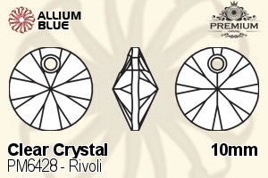 PREMIUM Rivoli Pendant (PM6428) 10mm - Clear Crystal - 关闭视窗 >> 可点击图片