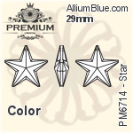 プレミアム Star ペンダント (PM6714) 18mm - クリスタル エフェクト