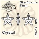 プレミアム Star ペンダント (PM6714) 29mm - クリスタル
