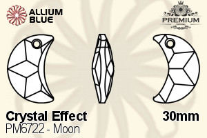 PREMIUM Moon Pendant (PM6722) 30mm - Crystal Effect - 关闭视窗 >> 可点击图片