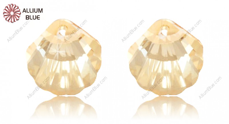 PREMIUM CRYSTAL Shell Pendant 16mm Crystal Golden Shadow