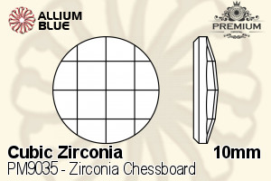 PREMIUM Zirconia Chessboard (PM9035) 10mm - Cubic Zirconia
