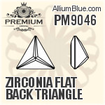 PM9046 - Zirconia Flat Back Triangle