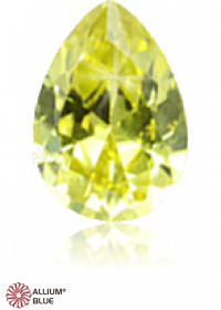 PREMIUM CRYSTAL Zirconia Pear 4x3mm Zirconia Olive Yellow