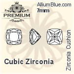 プレミアム Zirconia Cushion (PM9470) 11mm - キュービックジルコニア