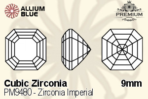 PREMIUM Zirconia Imperial (PM9480) 9mm - Cubic Zirconia