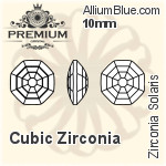 PREMIUM Zirconia Solaris (PM9678) 9mm - Cubic Zirconia