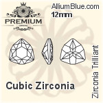 プレミアム Zirconia Trilliant (PM9706) 11mm - キュービックジルコニア