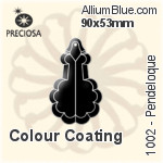 Preciosa Pendeloque (1002) 103x65mm - Metal Coating