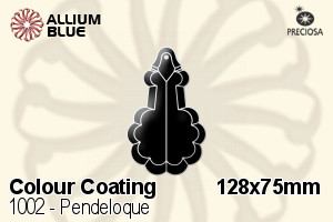 Preciosa Pendeloque (1002) 128x75mm - Colour Coating - Haga Click en la Imagen para Cerrar