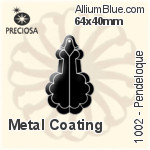 Preciosa Pendeloque (1002) 53x35mm - Metal Coating