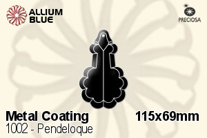 Preciosa Pendeloque (1002) 115x69mm - Metal Coating - 关闭视窗 >> 可点击图片