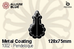 プレシオサ Pendeloque (1002) 128x75mm - Metal Coating - ウインドウを閉じる