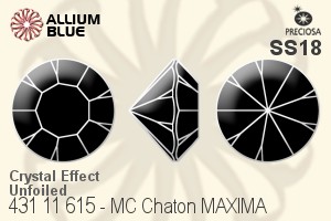 Preciosa MC Chaton MAXIMA (431 11 615) SS18 - Crystal (Coated) - Haga Click en la Imagen para Cerrar