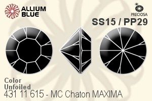 Preciosa MC Chaton MAXIMA (431 11 615) SS15 / PP29 - Color Unfoiled - Haga Click en la Imagen para Cerrar
