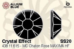PRECIOSA Rose MAXIMA ss20 crystal HF StG