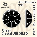 Preciosa MC Chaton Rose MAXIMA Flat-Back Hot-Fix Stone (438 11 615) SS8 - Crystal Effect