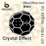 Preciosa MC Bead Regular Cut (451 19 602) 4mm - Clear Crystal