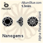 Preciosa Alpha Round Brilliant (RDC) 1.35mm - Synthetic Spinel