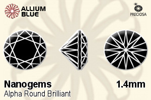 Preciosa Alpha Round Brilliant (RDC) 1.4mm - Nanogems