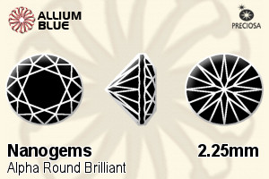 Preciosa Alpha Round Brilliant (RBC) 2.25mm - Nanogems