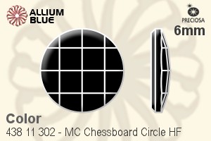 Preciosa プレシオサ MC マシーンカットChessboard Circle Flat-Back Hot-Fix Stone (438 11 302) 6mm - カラー - ウインドウを閉じる