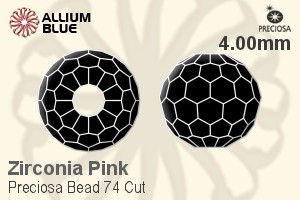 Preciosa Bead 74 Cut (B74C) 4.00mm - Zirconia Pink - Haga Click en la Imagen para Cerrar