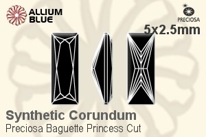 プレシオサ Baguette Princess (BPC) 5x2.5mm - Synthetic Corundum - ウインドウを閉じる
