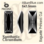 Preciosa Baguette Princess (BPC) 6x3mm - Nanogems