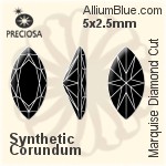 プレシオサ Marquise Diamond (MDC) 5x2.5mm - Synthetic Spinel