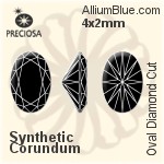 Preciosa Oval Diamond (ODC) 4x2mm - Cubic Zirconia
