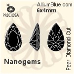 プレシオサ Pear Diamond (PDC) 7x5mm - Synthetic Spinel