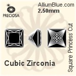 Preciosa Square Princess (SPC) 2.25mm - Nanogems