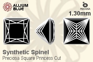 Preciosa Square Princess (SPC) 1.3mm - Synthetic Spinel - 关闭视窗 >> 可点击图片