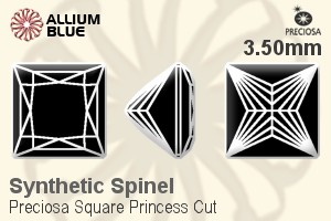 プレシオサ Square Princess (SPC) 3.5mm - Synthetic Spinel - ウインドウを閉じる