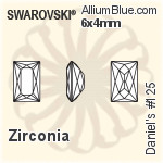 スワロフスキー Zirconia Daniel's #125 カット (SGD125) 5x3mm - Zirconia
