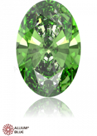 SWAROVSKI GEMS Cubic Zirconia Oval Pure Brilliance Spring Green 6.00x4.00MM normal +/- FQ 0.070