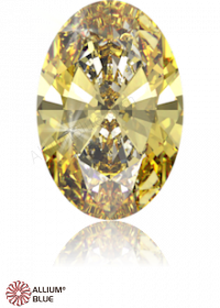 SWAROVSKI GEMS Cubic Zirconia Oval Pure Brilliance Yellow Lemon 8.00x6.00MM normal +/- FQ 0.040