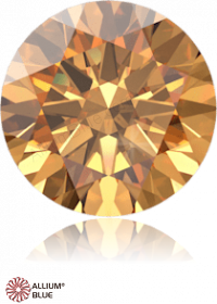 SWAROVSKI GEMS Cubic Zirconia Round Pure Brilliance Amber 1.20MM normal +/- FQ 1.000