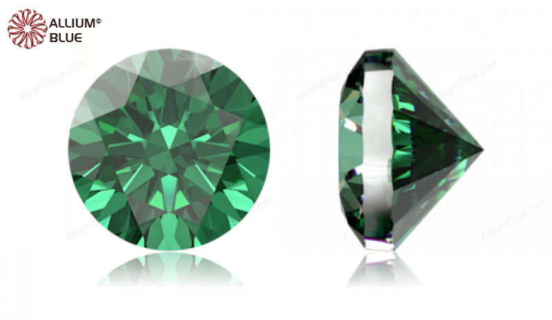 SWAROVSKI GEMS Cubic Zirconia Round Pure Brilliance Green 2.50MM normal +/- FQ 0.500