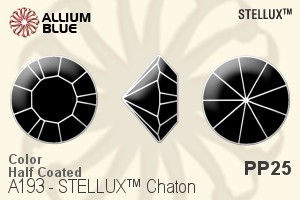 スワロフスキー STELLUX チャトン (A193) PP25 - カラー（ハーフ　コーティング）