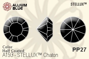 スワロフスキー STELLUX チャトン (A193) PP27 - カラー（ハーフ　コーティング） - ウインドウを閉じる