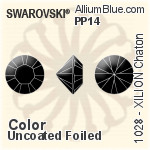 Swarovski XIRIUS Chaton (1088) PP21 - Crystal Effect With Platinum Foiling