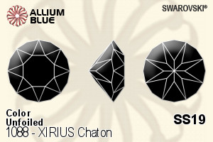 Swarovski XIRIUS Chaton (1088) SS19 - Color Unfoiled